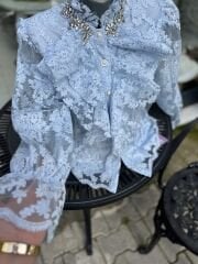 Şehrazat Butik Bahar Rüyası Tasarım Gömlek