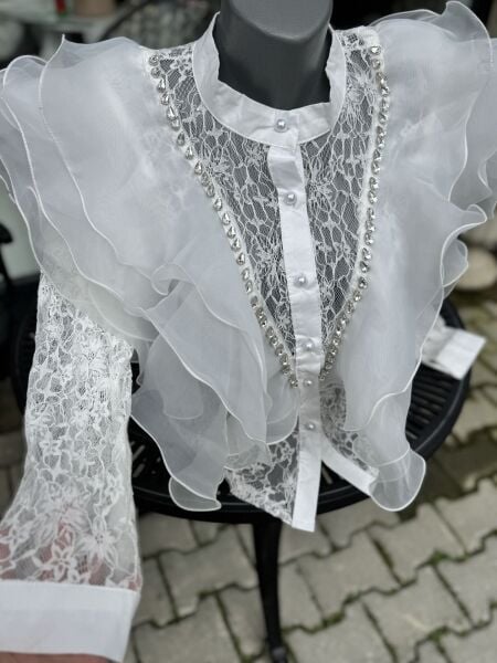 Şehrazat Butik Volanlı Tasarım Gömlek