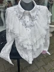 Şehrazat Butik Saltanat Tasarım Şık Gömlek (89739)