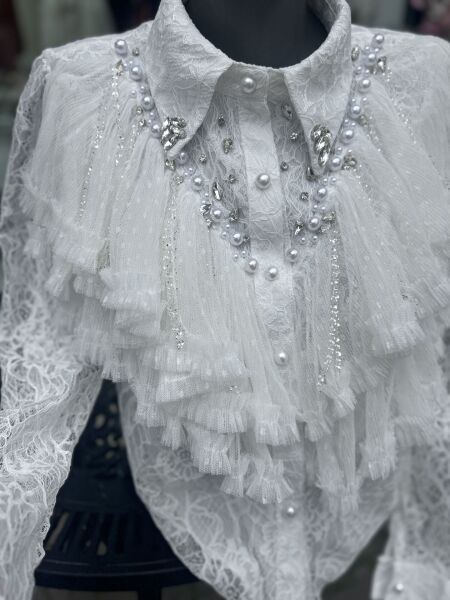 Şehrazat Butik Saltanat Tasarım Şık Gömlek (89739)