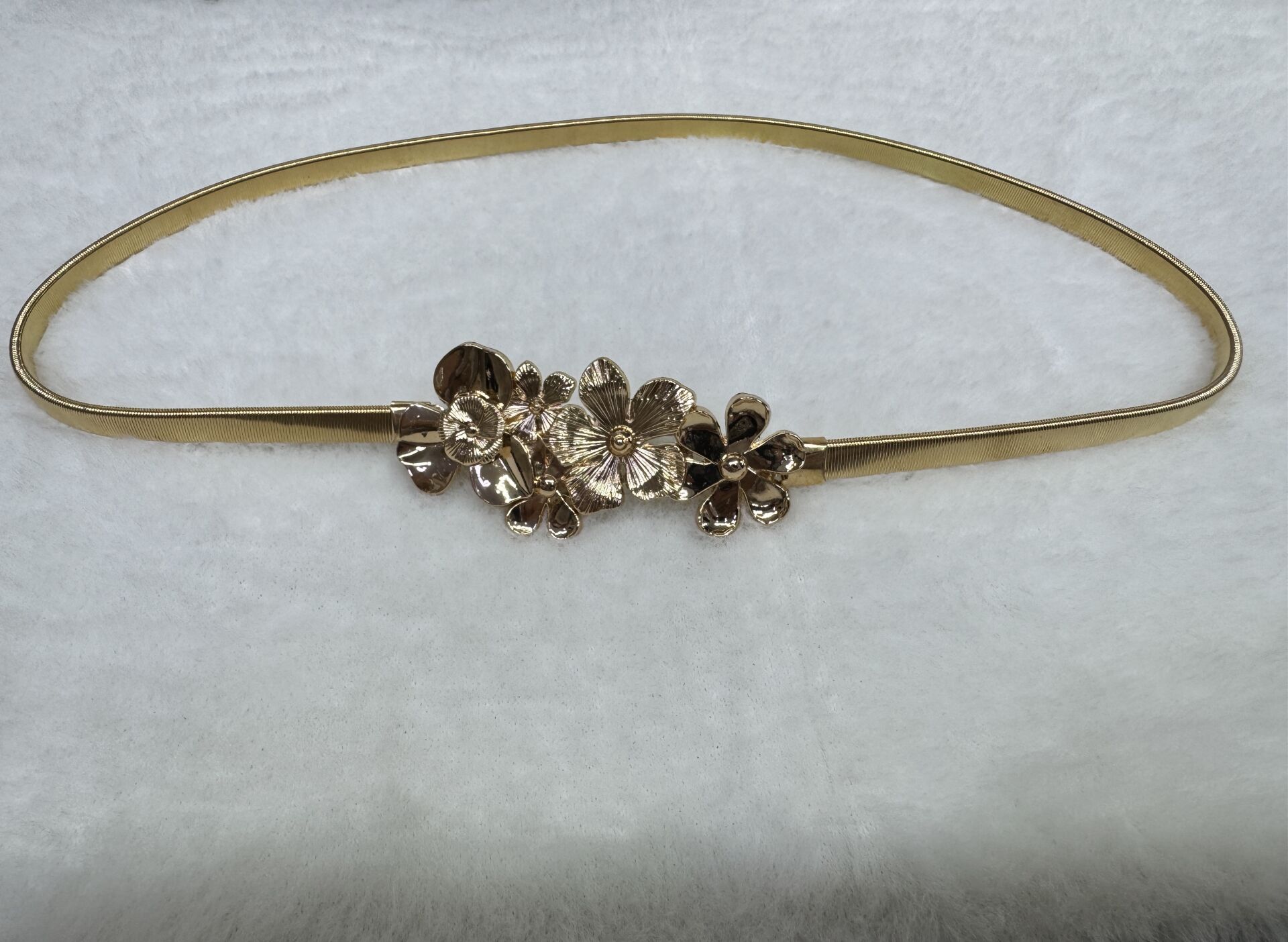 Şehrazat Butik Tasarım İthal Esneyen Kemer Gold