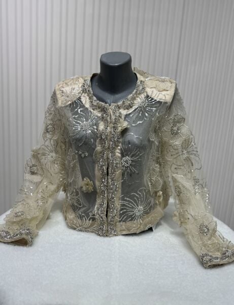 Şehrazat Butik Tasarım Çiçekli Ceket