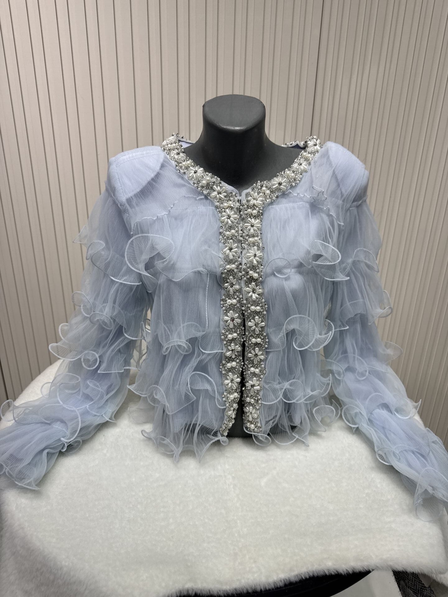 Şehrazat Butik Fırfırlı Tasarım Ceket