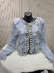 Şehrazat Butik Fırfırlı Tasarım Ceket