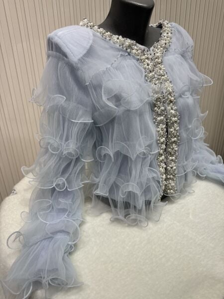 Şehrazat Butik Fırfırlı Tasarım Ceket