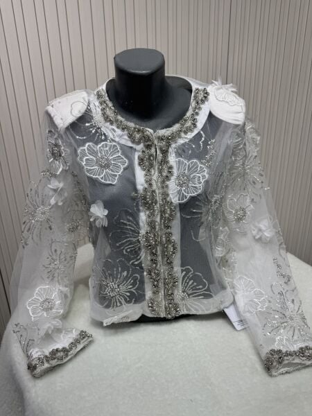 Şehrazat Butik Tasarım Çiçekli Ceket