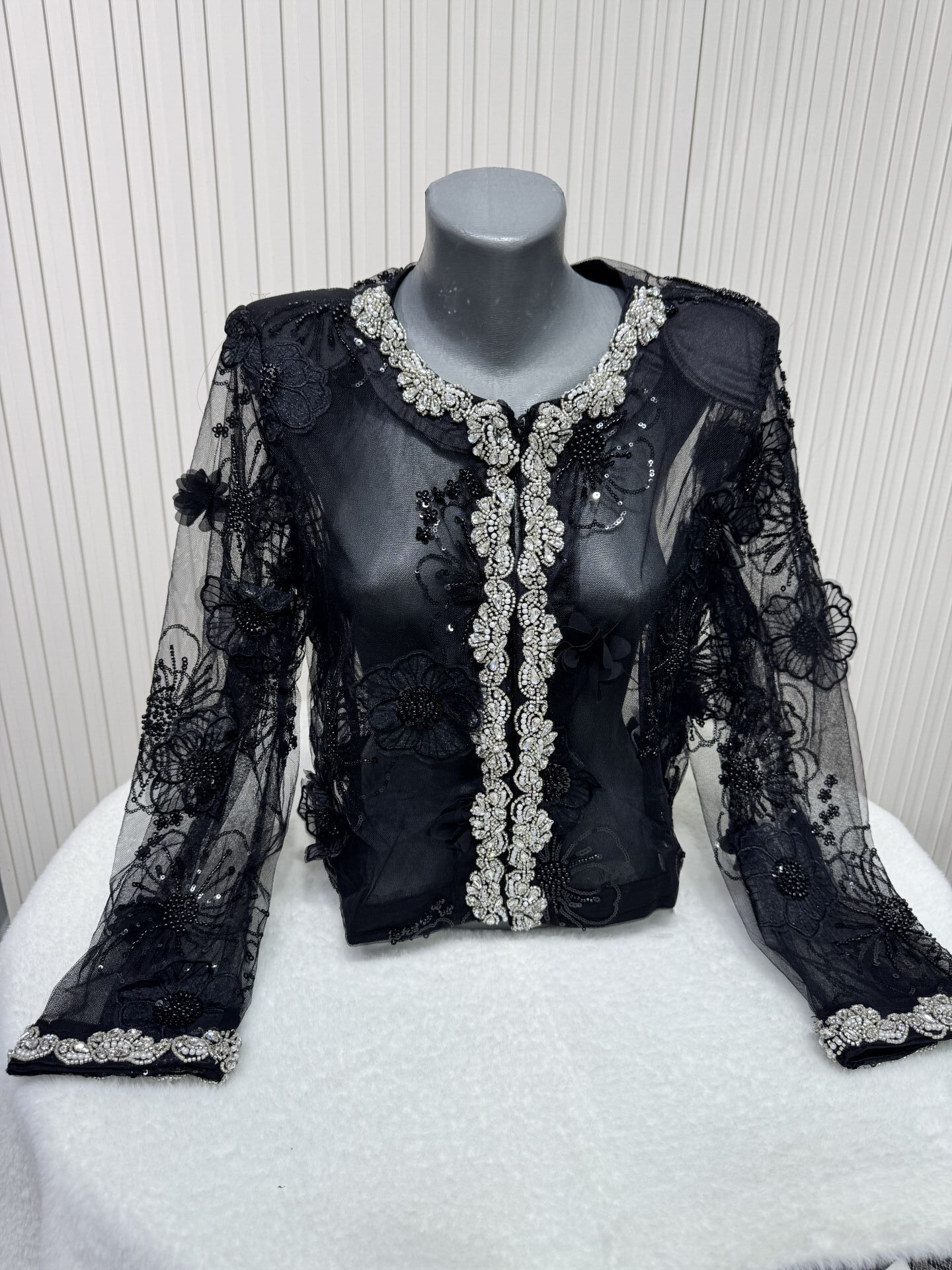 Şehrazat Butik Tasarım Çiçekli Ceket