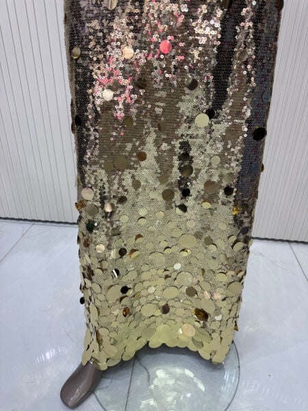 Şehrazat Tasarım Payet Etek Gold