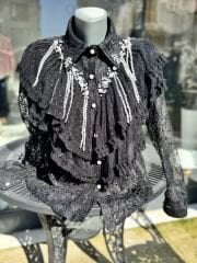 Şehrazat Butik Saltanat Tasarım Şık Gömlek (89739)