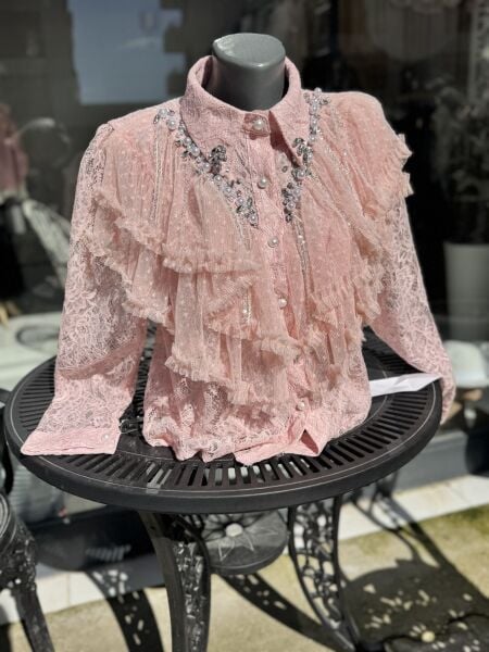 Şehrazat Butik Saltanat Tasarım Şık Gömlek (89739)