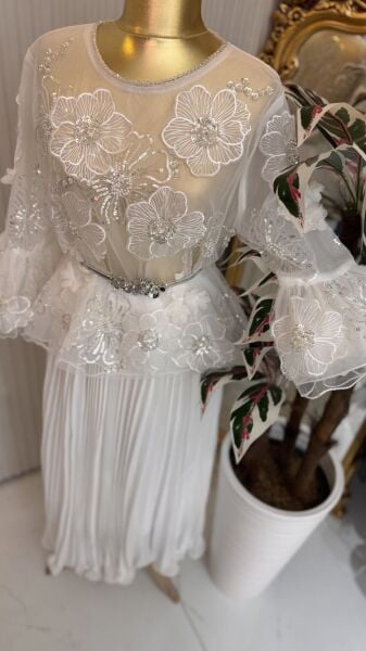 Şehrazat Butik Marlowe Bluz (KEMER DAHİL DEĞİLDİR)