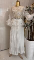 Şehrazat Butik Marlowe Bluz (KEMER DAHİL DEĞİLDİR)