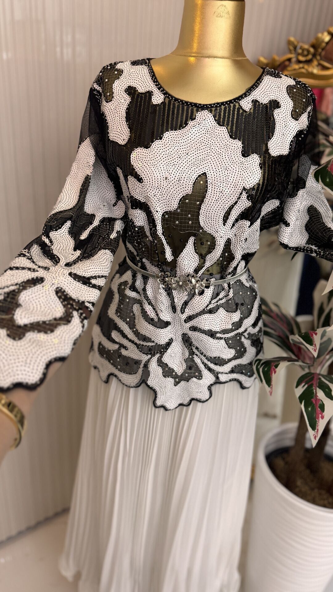 Şehrazat Butik Leonhart Bluz (KEMER DAHİL DEĞİLDİR)