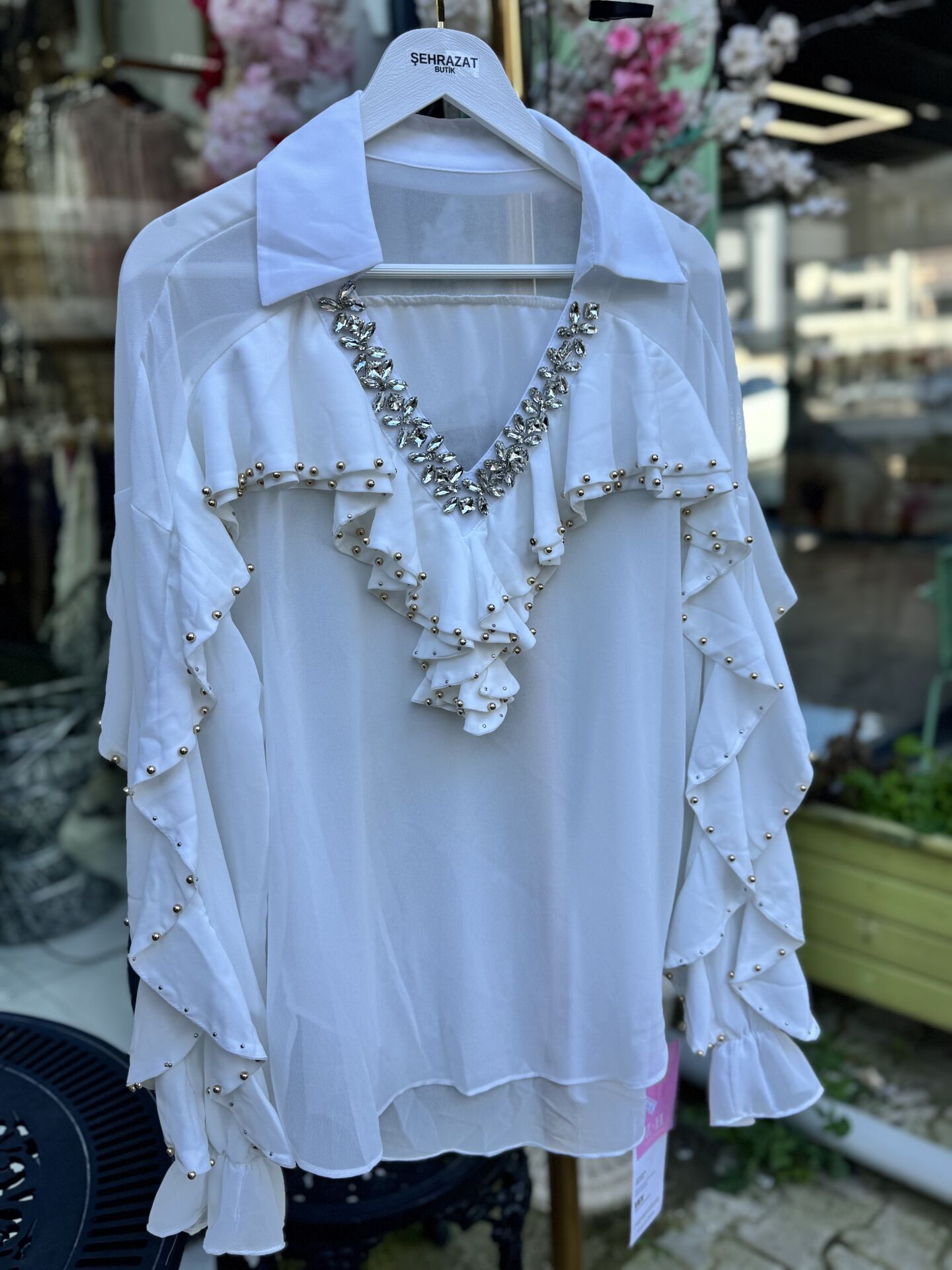 Şehrazat Butik Lavina Tasarım Gömlek (89893)