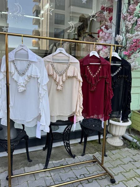 Şehrazat Butik Lavina Tasarım Gömlek (89893)