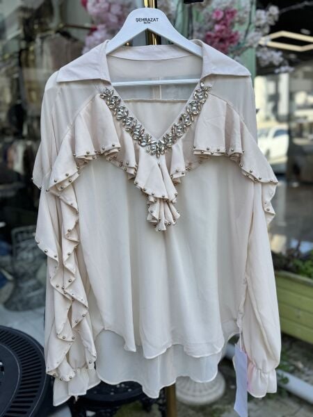 Şehrazat Butik Lavina Tasarım Gömlek (89893)