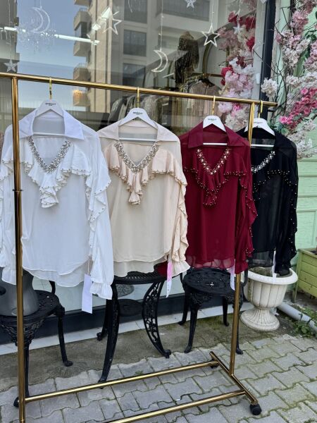 Şehrazat Butik Lavina Tasarım Gömlek (89893)