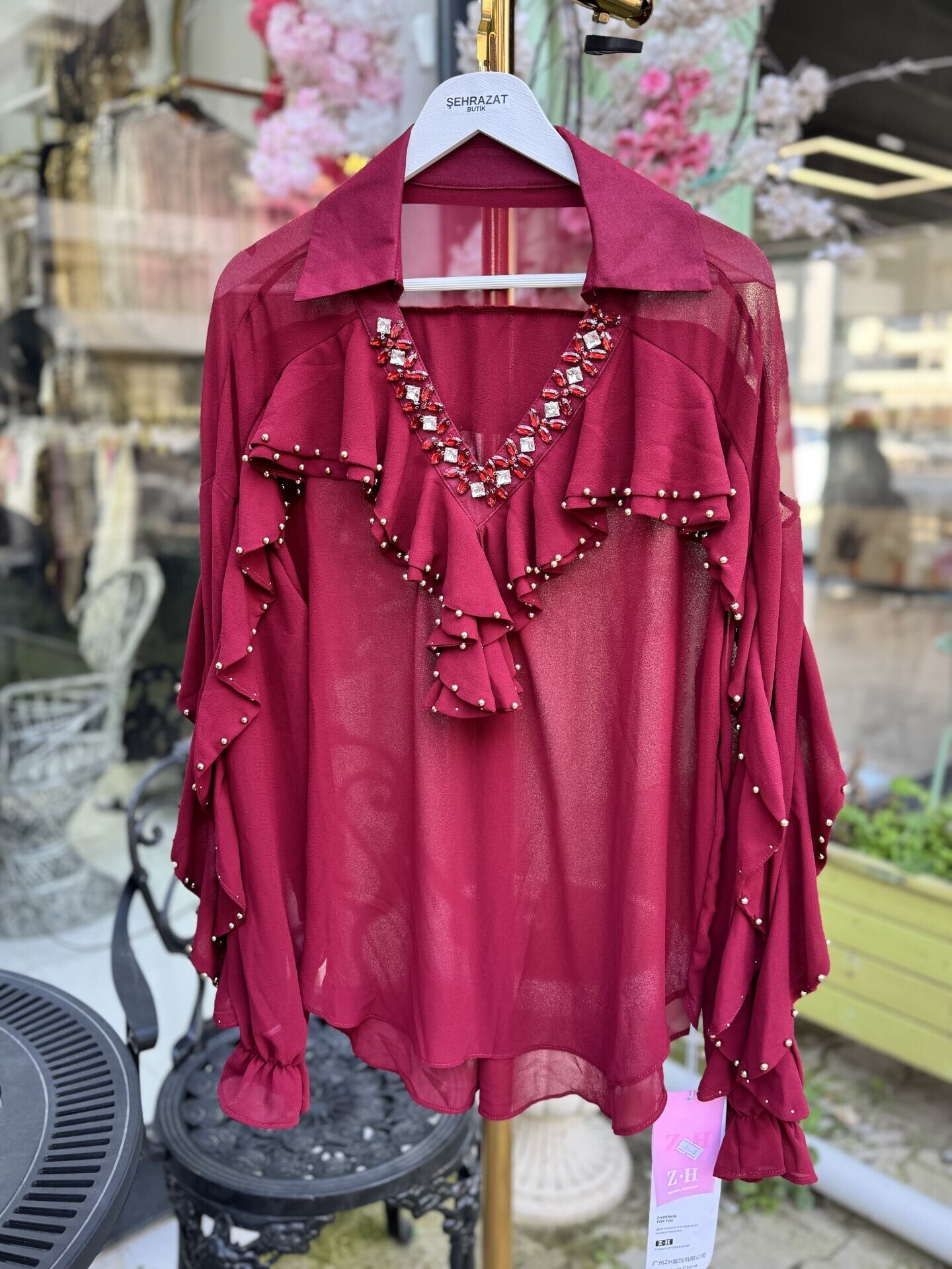 Şehrazat Butik Lavina Tasarım Gömlek (89893)