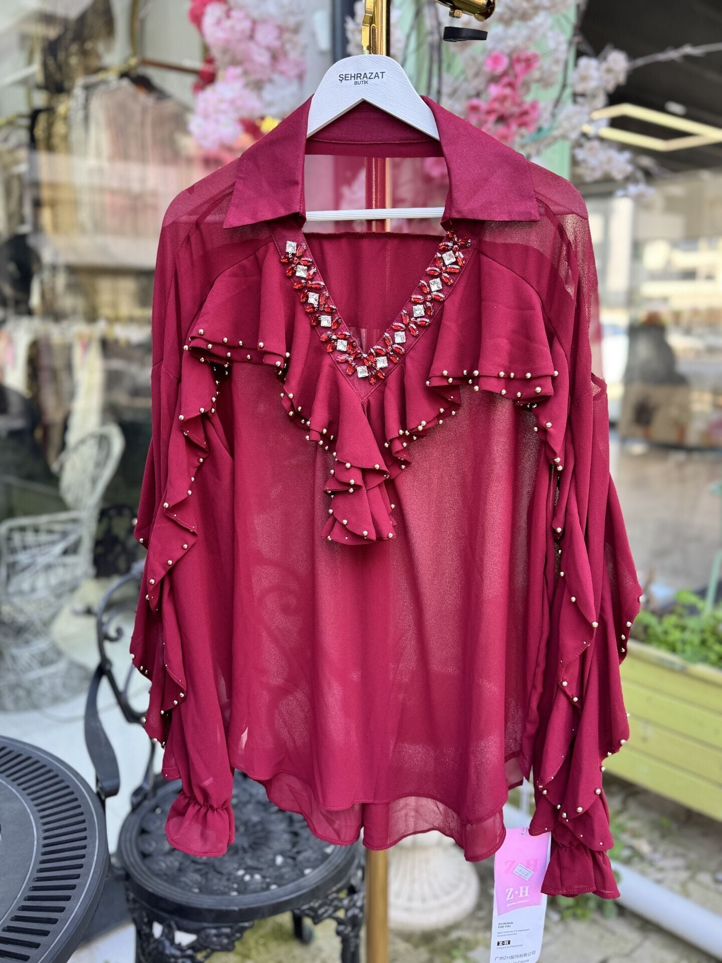 Şehrazat Butik Lavina Tasarım Gömlek (89893)