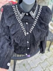 Şehrazat Butik Aloera Tasarım Gömlek (89579)