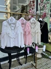 Şehrazat Butik Aloera Tasarım Gömlek (89579)