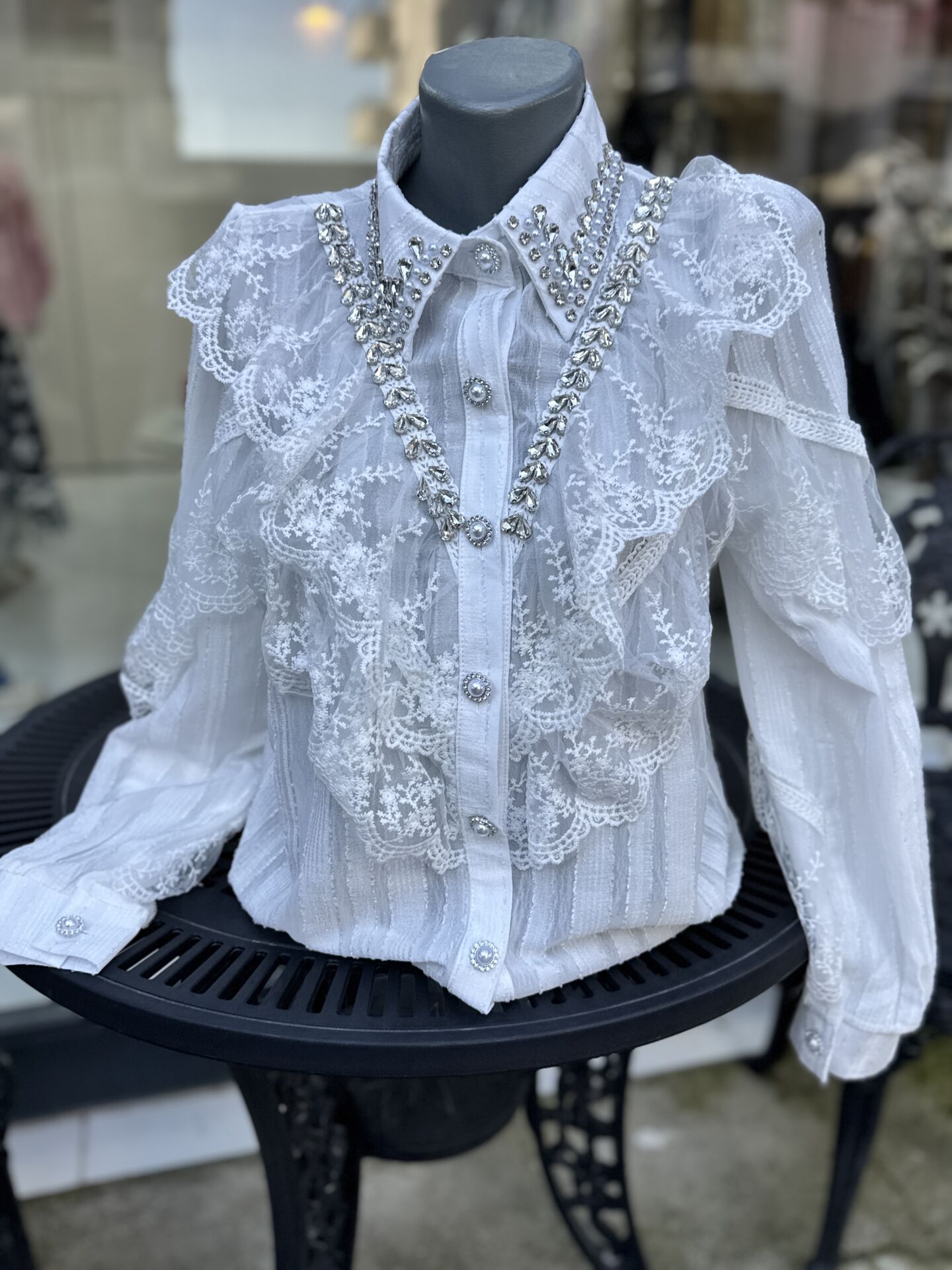 Şehrazat Butik Aloera Tasarım Gömlek (89579)