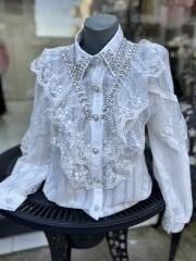 Şehrazat Butik Aloera Tasarım Gömlek (89579)