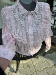 Şehrazat Butik Aloera Tasarım Gömlek (89579)