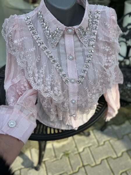 Şehrazat Butik Aloera Tasarım Gömlek (89579)