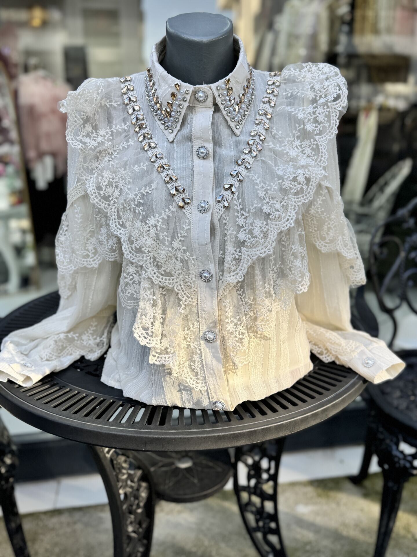 Şehrazat Butik Aloera Tasarım Gömlek (89579)