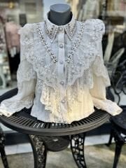 Şehrazat Butik Aloera Tasarım Gömlek (89579)