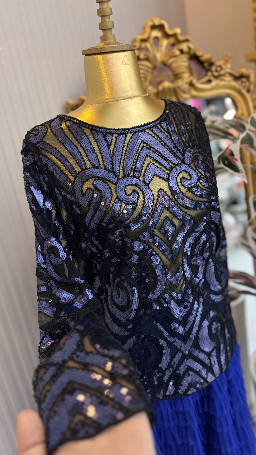 Şehrazat Butik Tasarım Bluz (KEMER DAHİL DEĞİLDİR)