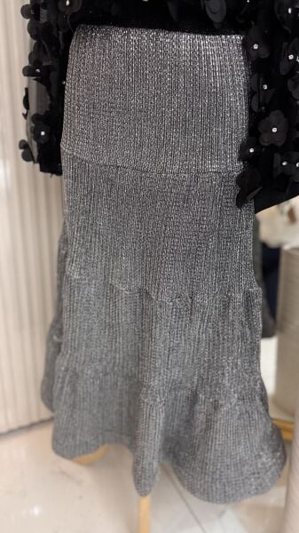 Şehrazat Butik Simli Etek